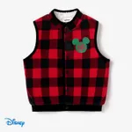 Disney Mickey and Friends Christmas Toddler Boy Character Print Sweatshirt/Colorblock Vest/Trousers Multi-color
