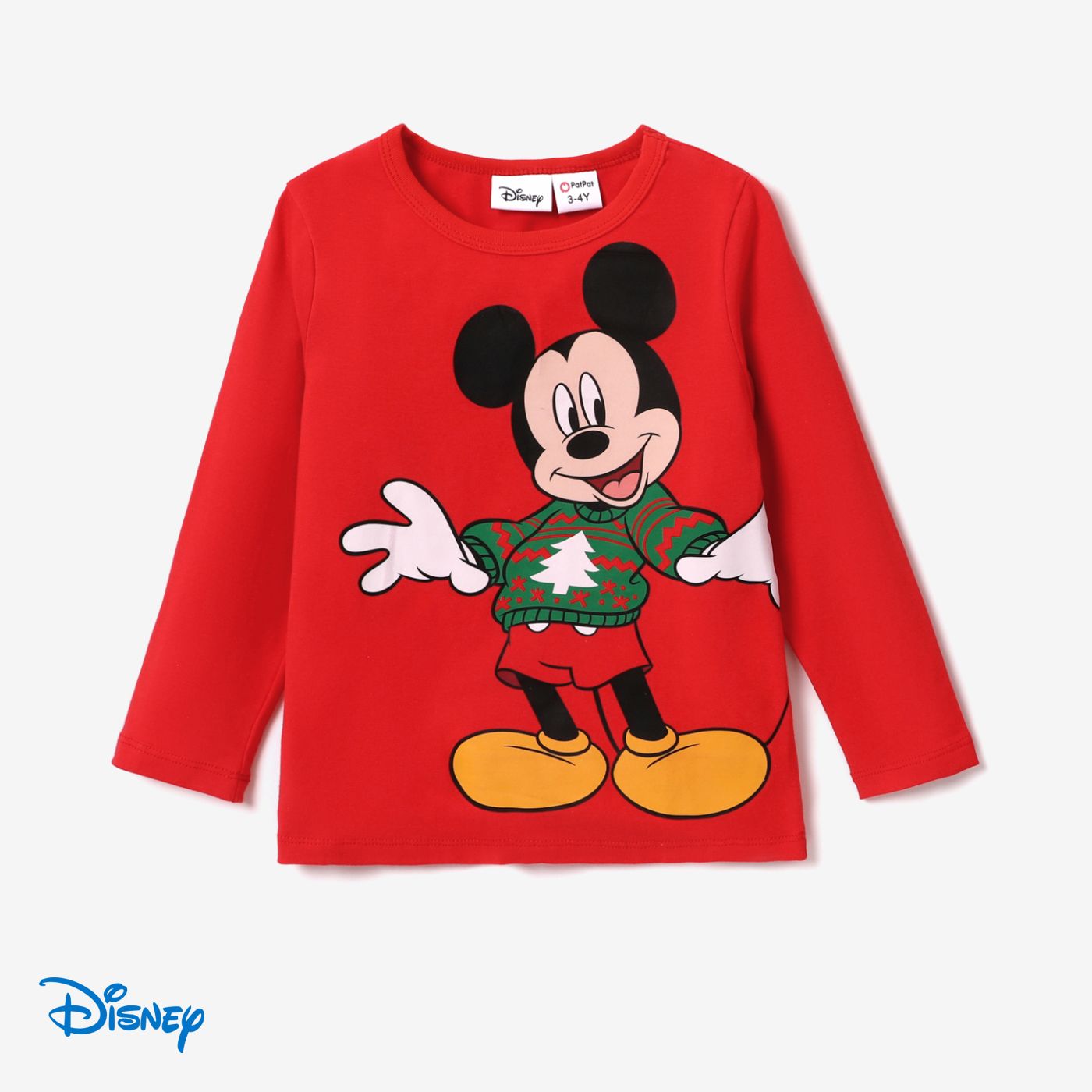 

Disney Mickey and Friends Christmas Toddler Boy Character Print Sweatshirt/Colorblock Vest/Trousers