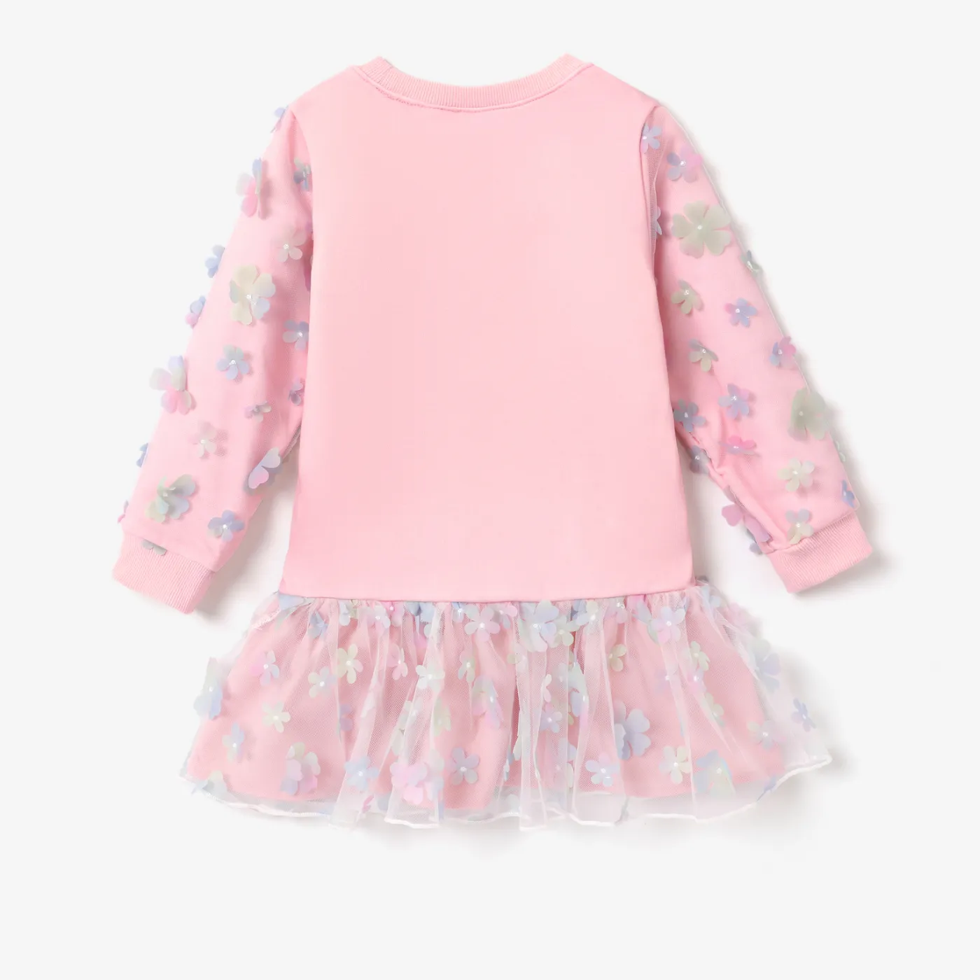 Disney Princess Kid Girl Character Print Long-sleeve Sweatshirt Dress   image 2