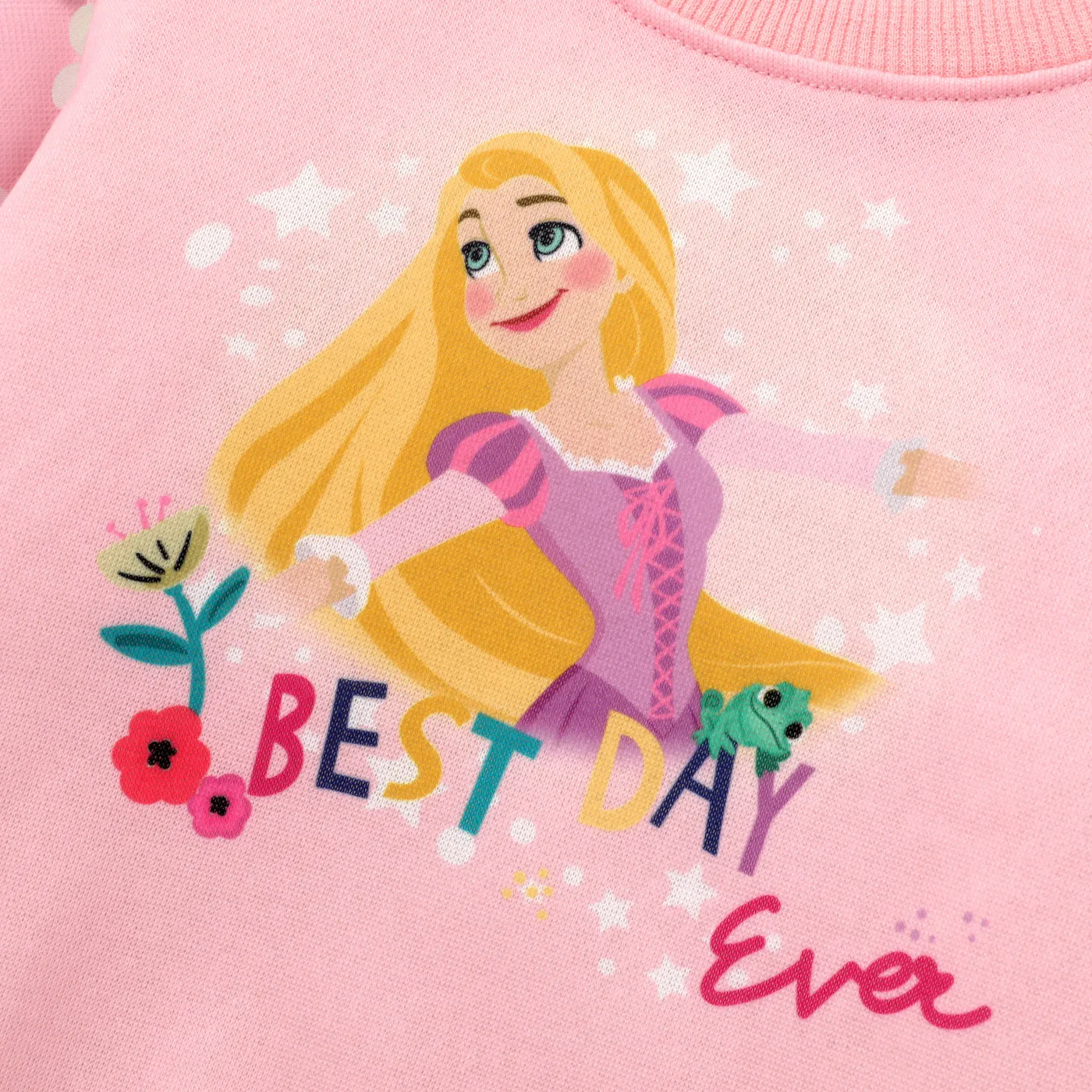 Disney Princess Kid Girl Character Print Long-sleeve Sweatshirt Dress   image 3