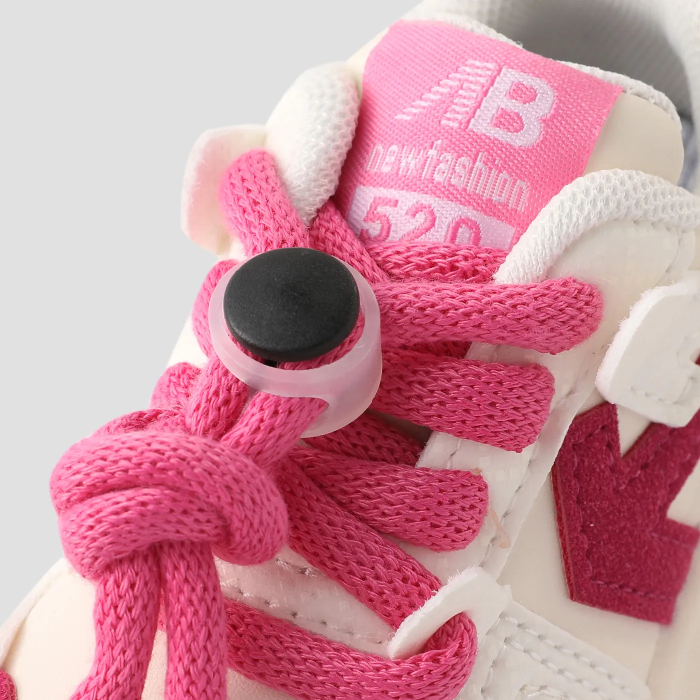 Toddler and Kids Color-block Geometric Pattern Casual Shoes Pink image 4