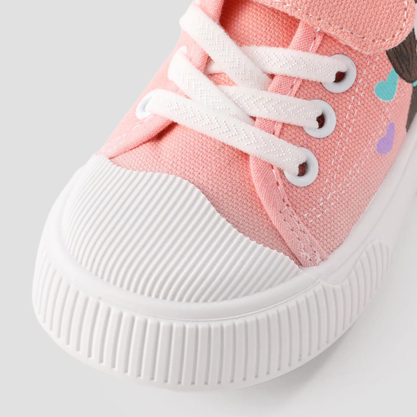 Kid Girls Trendy Graffiti Hand Drawn Pattern Velcro Casual Shoes  image 4