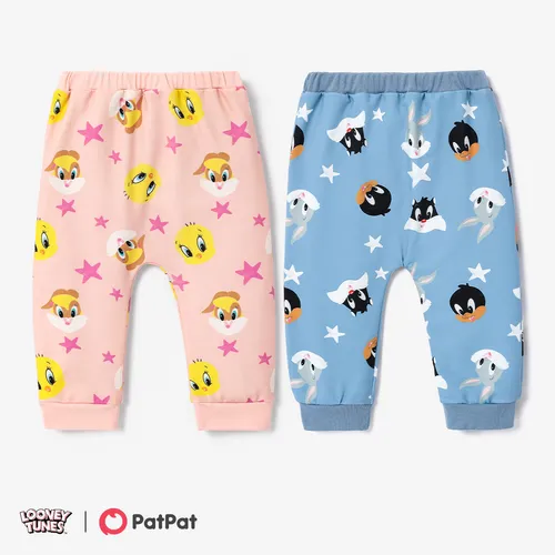 Looney Tunes Baby Boy/Girl Elasticized Waist Characters Allover Print Sweatpants