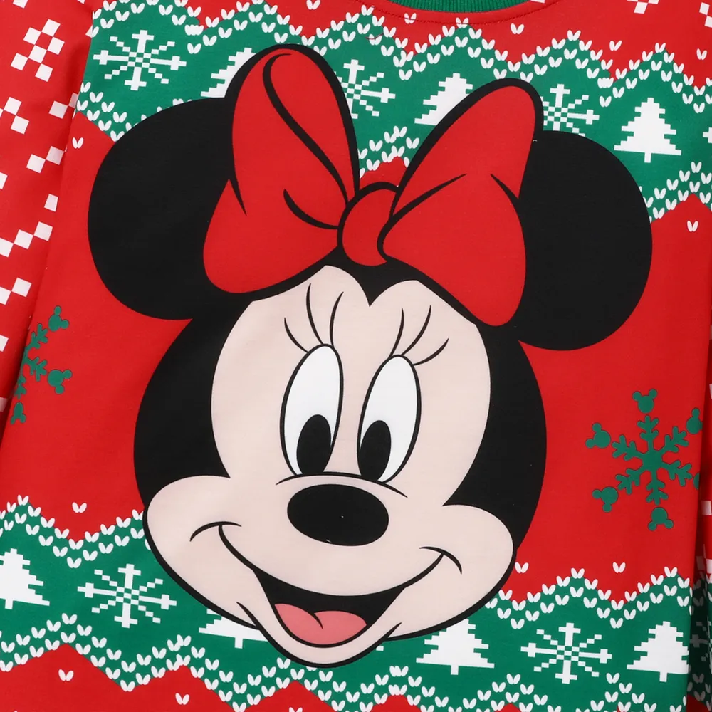 Disney Mickey and Friends Christmas Family Matching Character Print Long-sleeve Tops big image 14