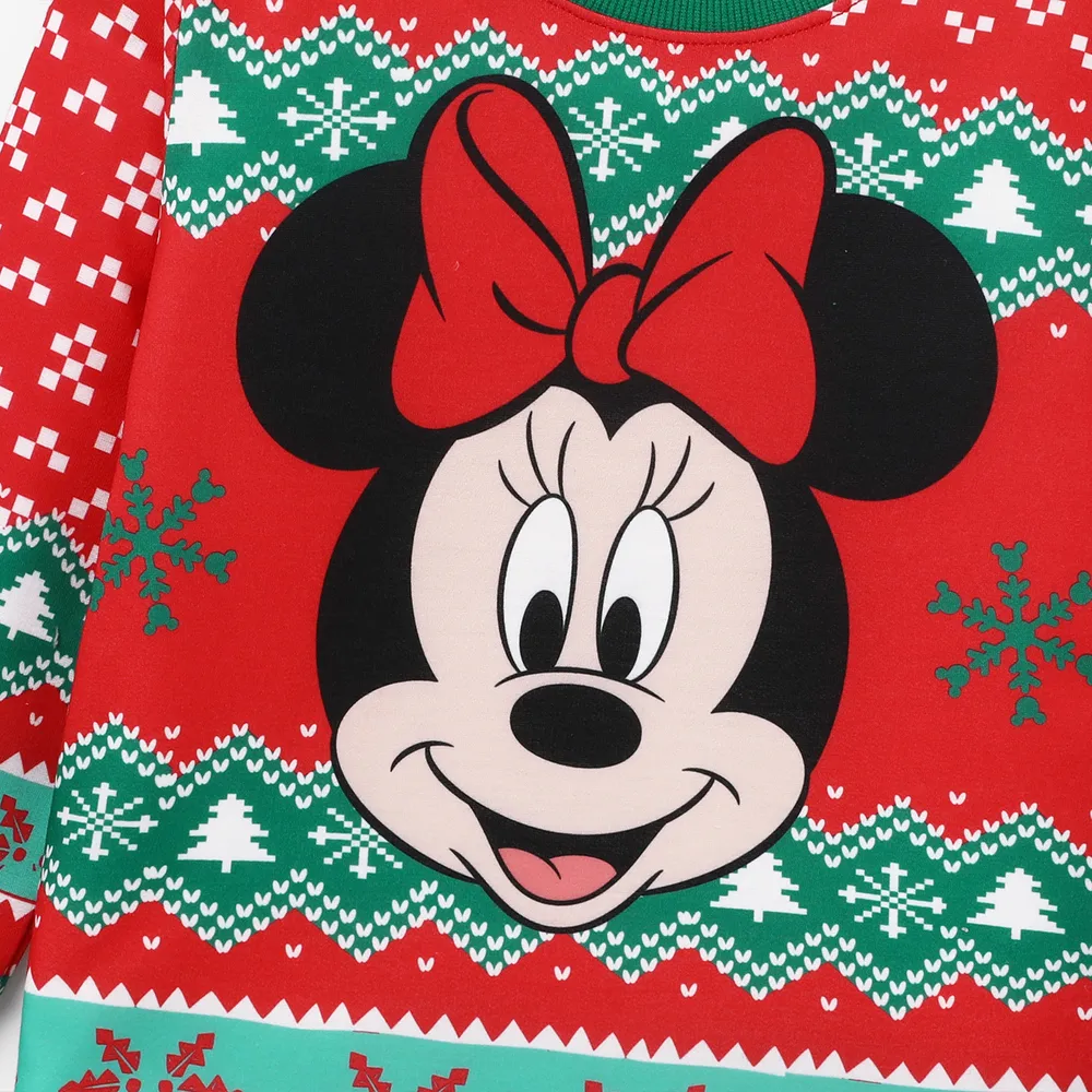 Disney Mickey and Friends Christmas Family Matching Character Print Long-sleeve Tops  big image 10