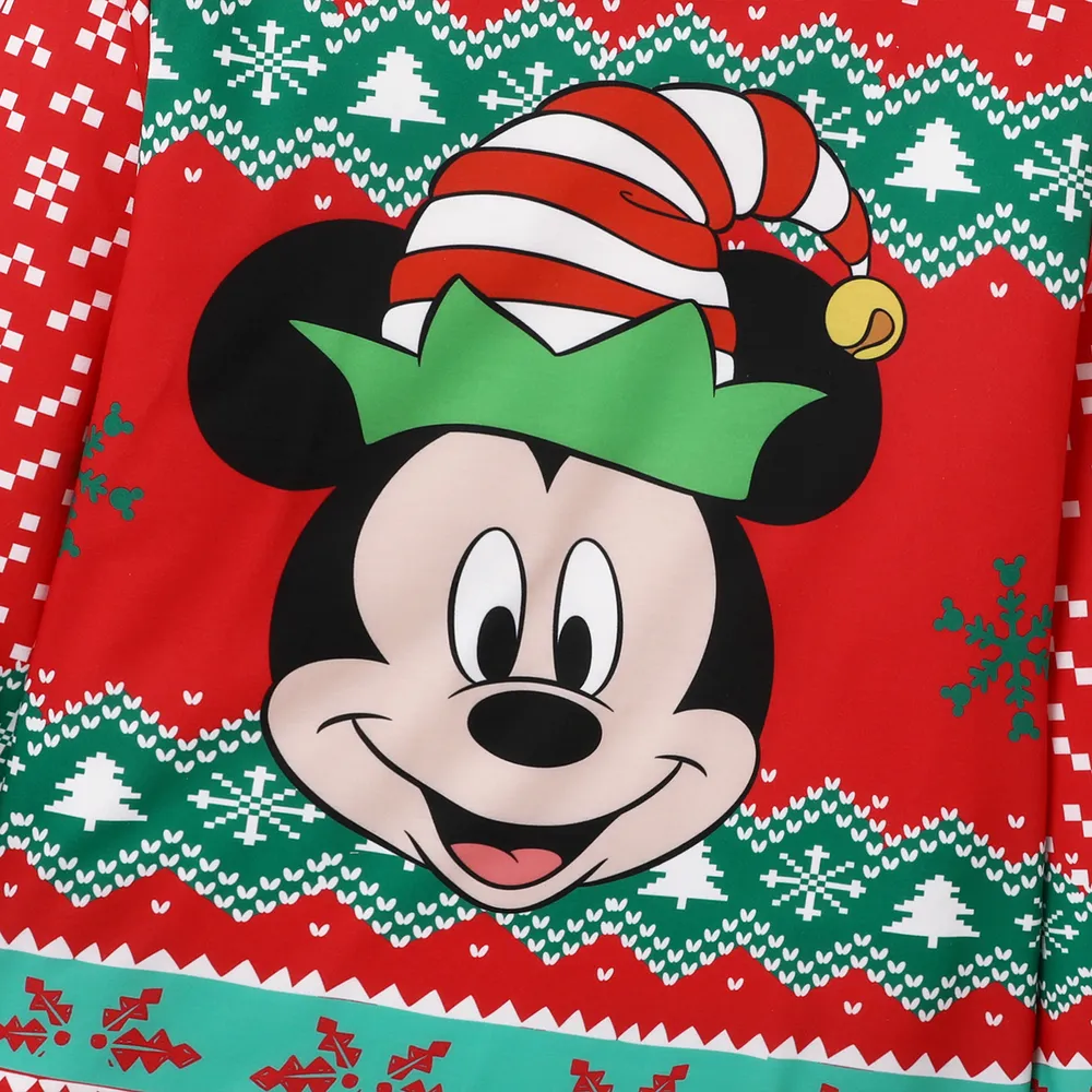 Disney Mickey and Friends Christmas Family Matching Character Print Long-sleeve Tops big image 19