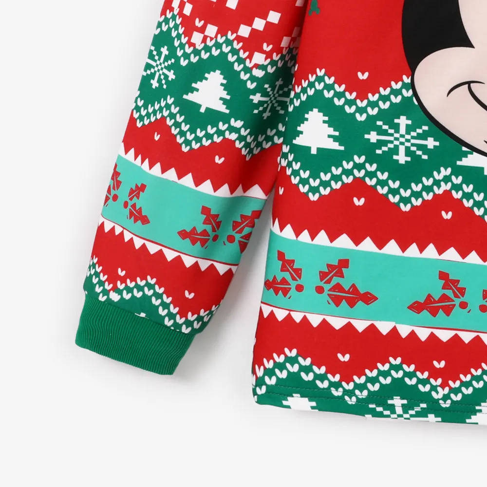 Disney Mickey and Friends Christmas Family Matching Character Print Long-sleeve Tops big image 15