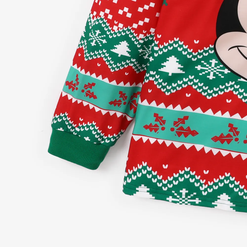Disney Mickey and Friends Christmas Family Matching Character Print Long-sleeve Tops  big image 20