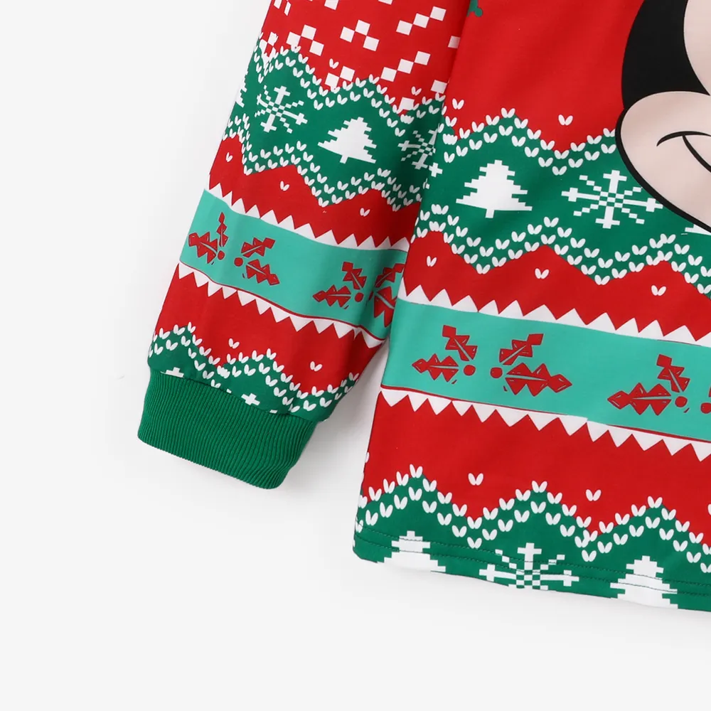 Disney Mickey and Friends Christmas Family Matching Character Print Long-sleeve Tops big image 20