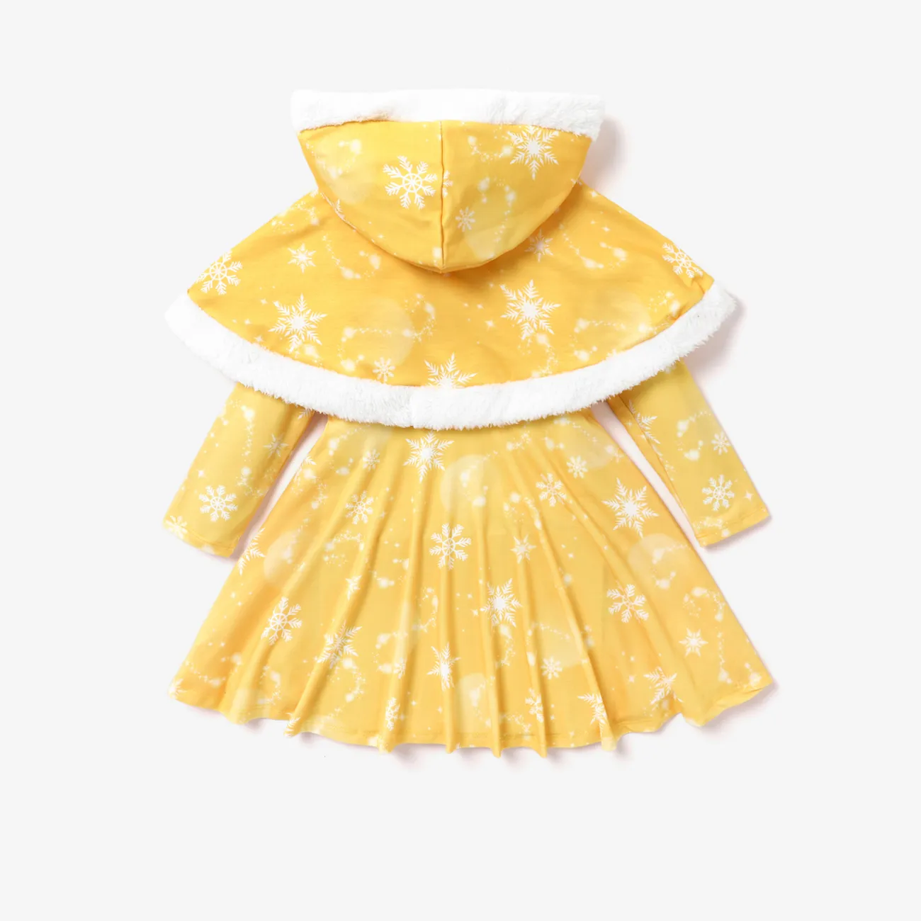 Disney Princess 2 unidades Niño pequeño Chica Costura de tela Dulce Traje de falda Amarillo big image 1