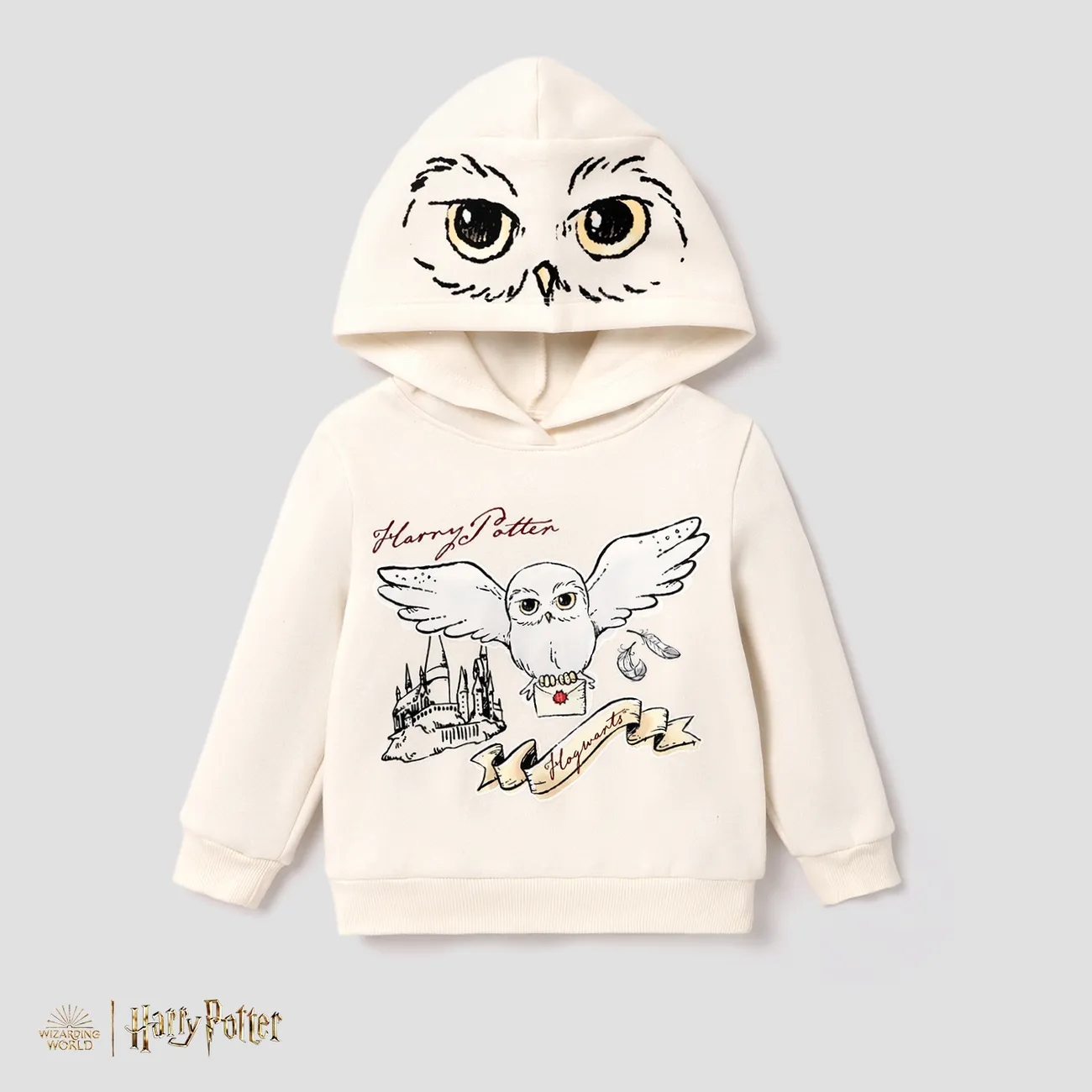 Harry Potter Criança Menino Com capuz Infantil Sweatshirt Cor de Damasco big image 1