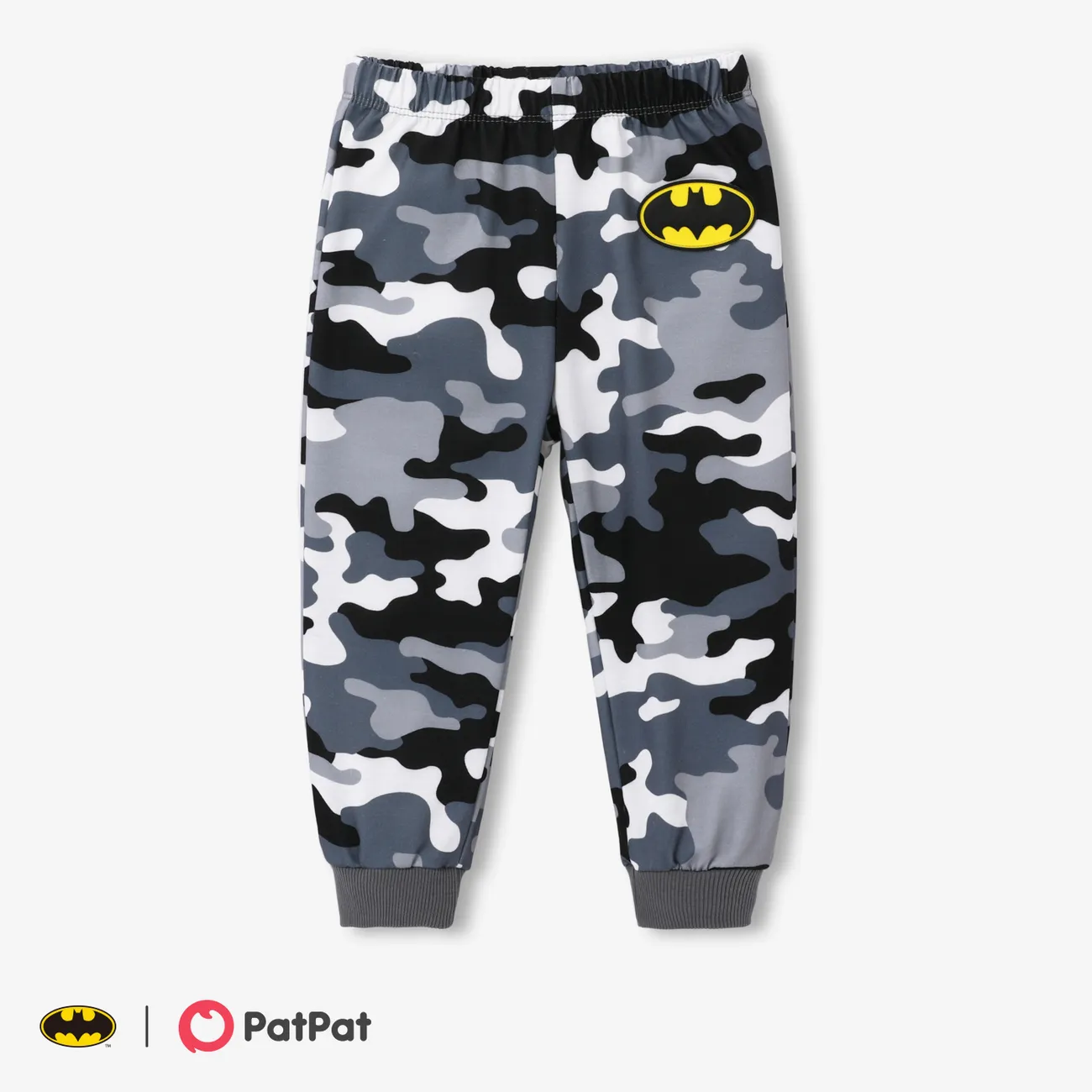 Justice League Toddler Boy Super Heroes Logo Print Camouflage Pant big image 1