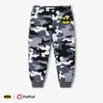 Justice League Toddler Boy Super Heroes Logo Print Camouflage Pant Dark Grey