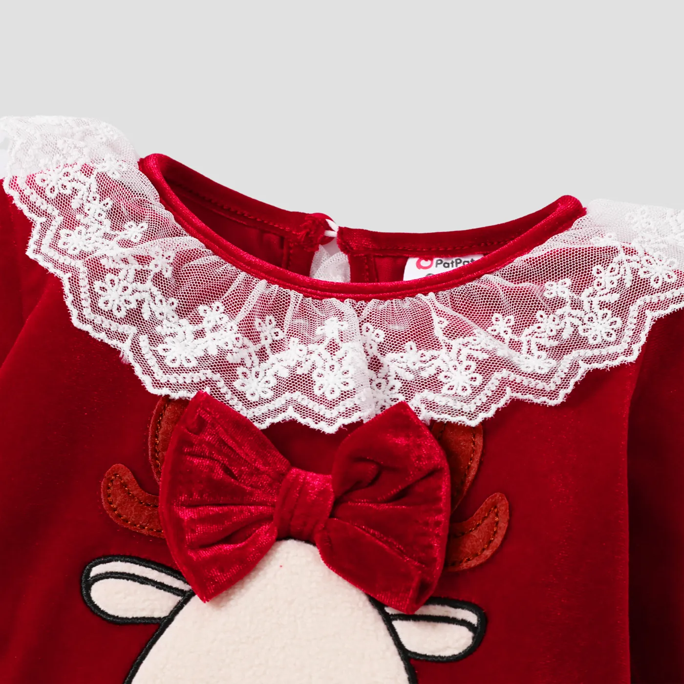 Baby Girl Sweet Long Sleeve Ruffle Jumpsuit  image 3