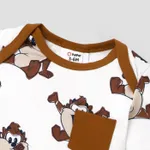 Looney Tunes Baby Boy/Girl Character Print Long-sleeve Bodysuit and Pant Sets  image 2