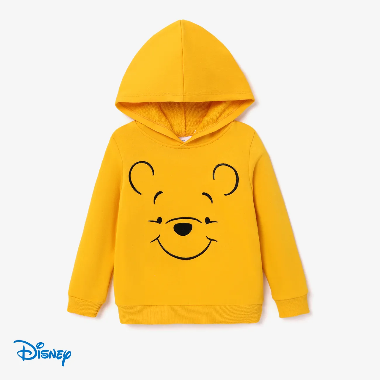 Disney Winnie the Pooh Garçon À capuche Enfantin Sweat-shirt Jaune big image 1
