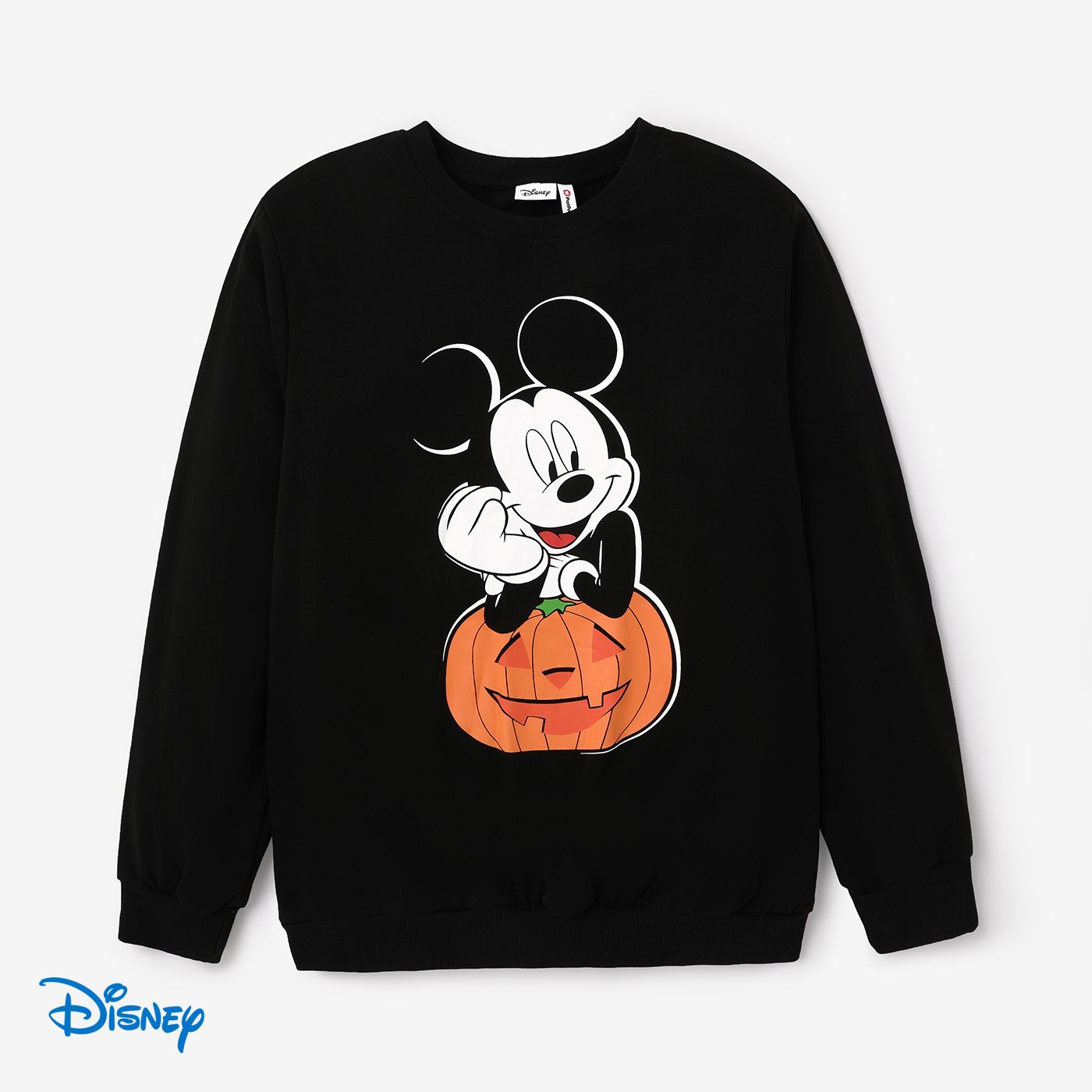 

Disney Mickey and Minnie Halloween Family Matching Character Pattern Crew Neck Top