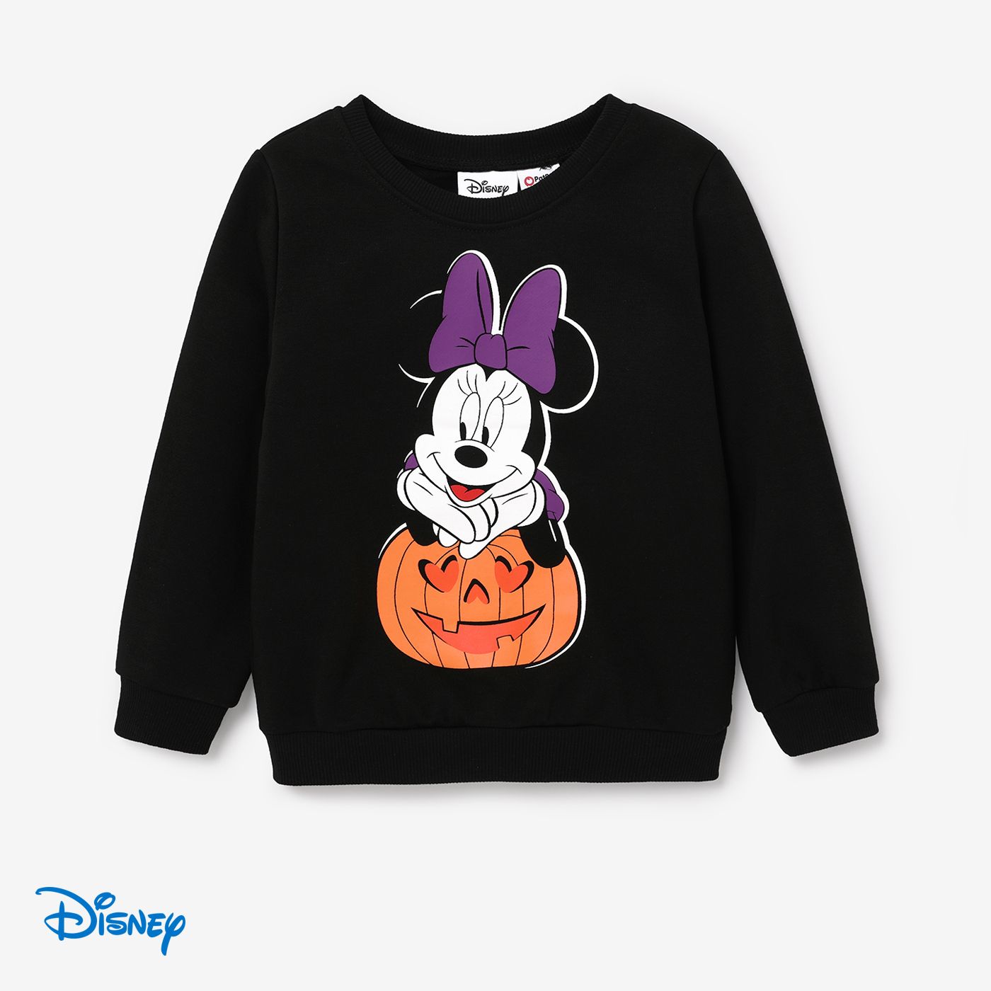 

Disney Mickey and Minnie Halloween Family Matching Character Pattern Crew Neck Top