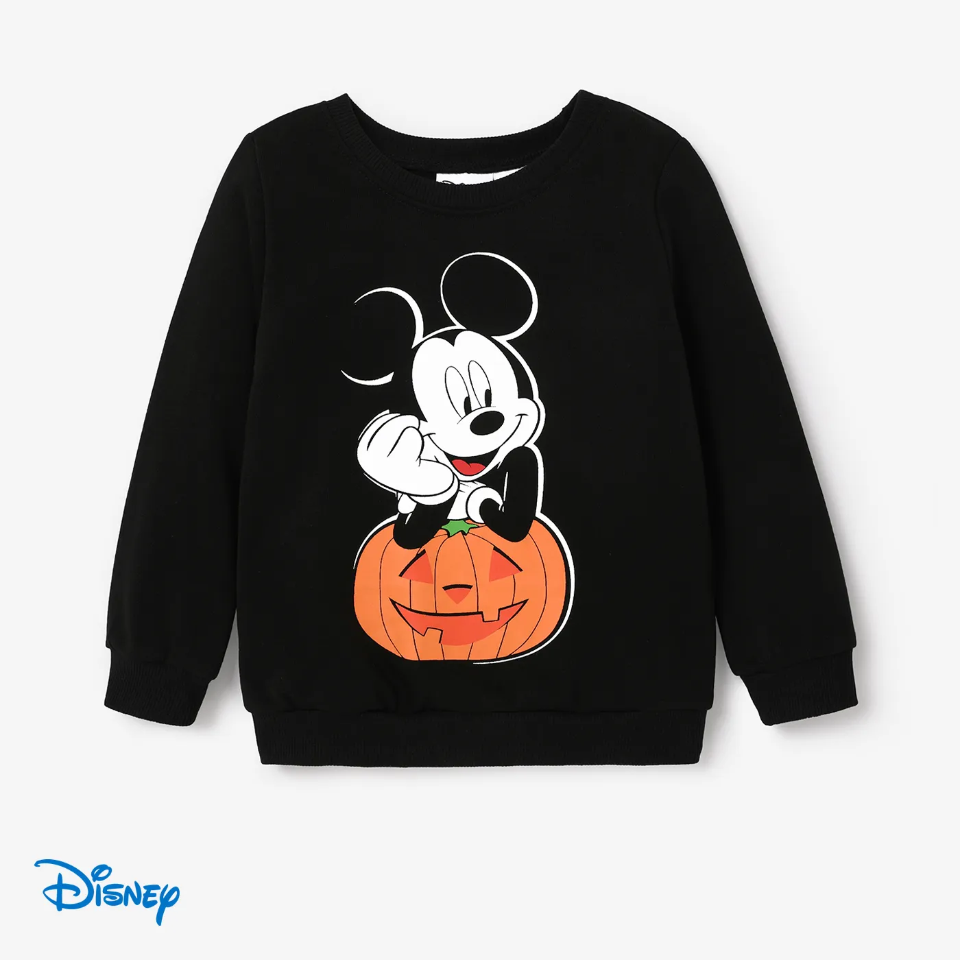 Disney Mickey and Minnie Halloween Family Matching Character Pattern Crew Neck Top   big image 1