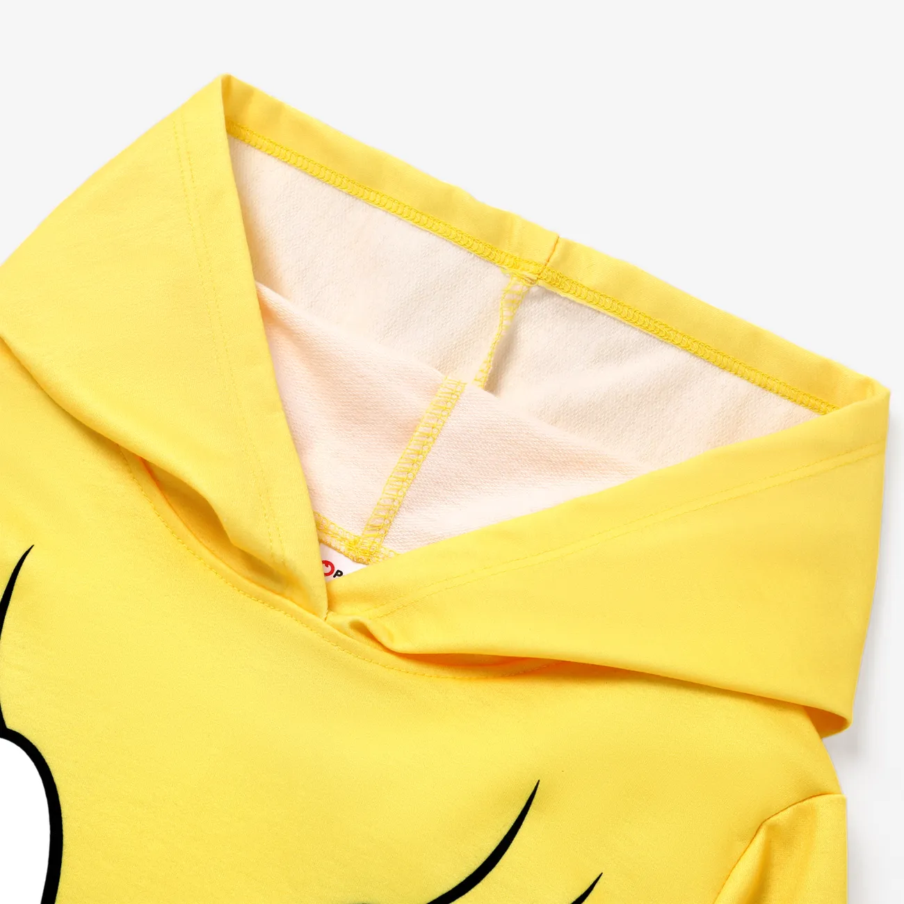Looney Tunes Páscoa Unissexo Com capuz Infantil Sweatshirt Amarelo big image 1