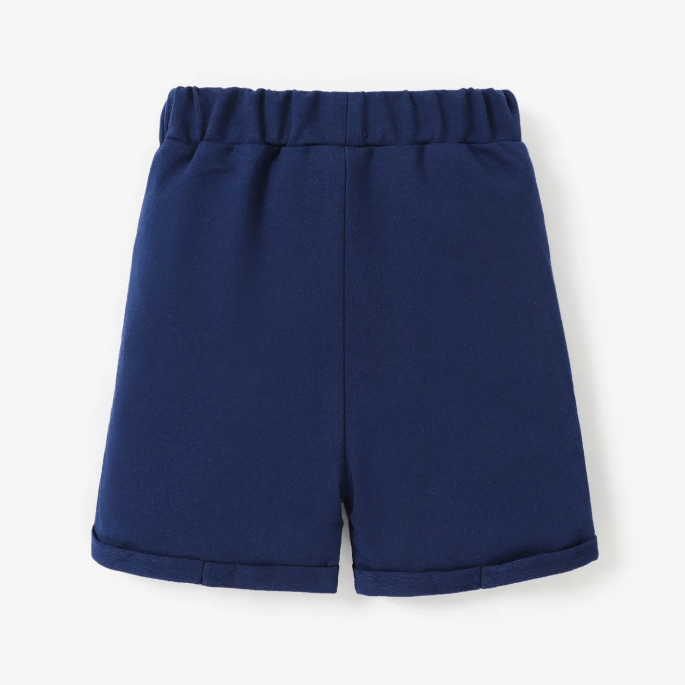 Baby / Toddler Cotton Dinosaur Shorts Dark Blue big image 1