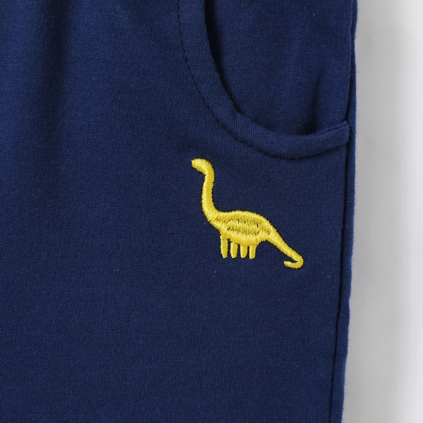 Baby / Toddler Cotton Dinosaur Shorts Dark Blue image 4