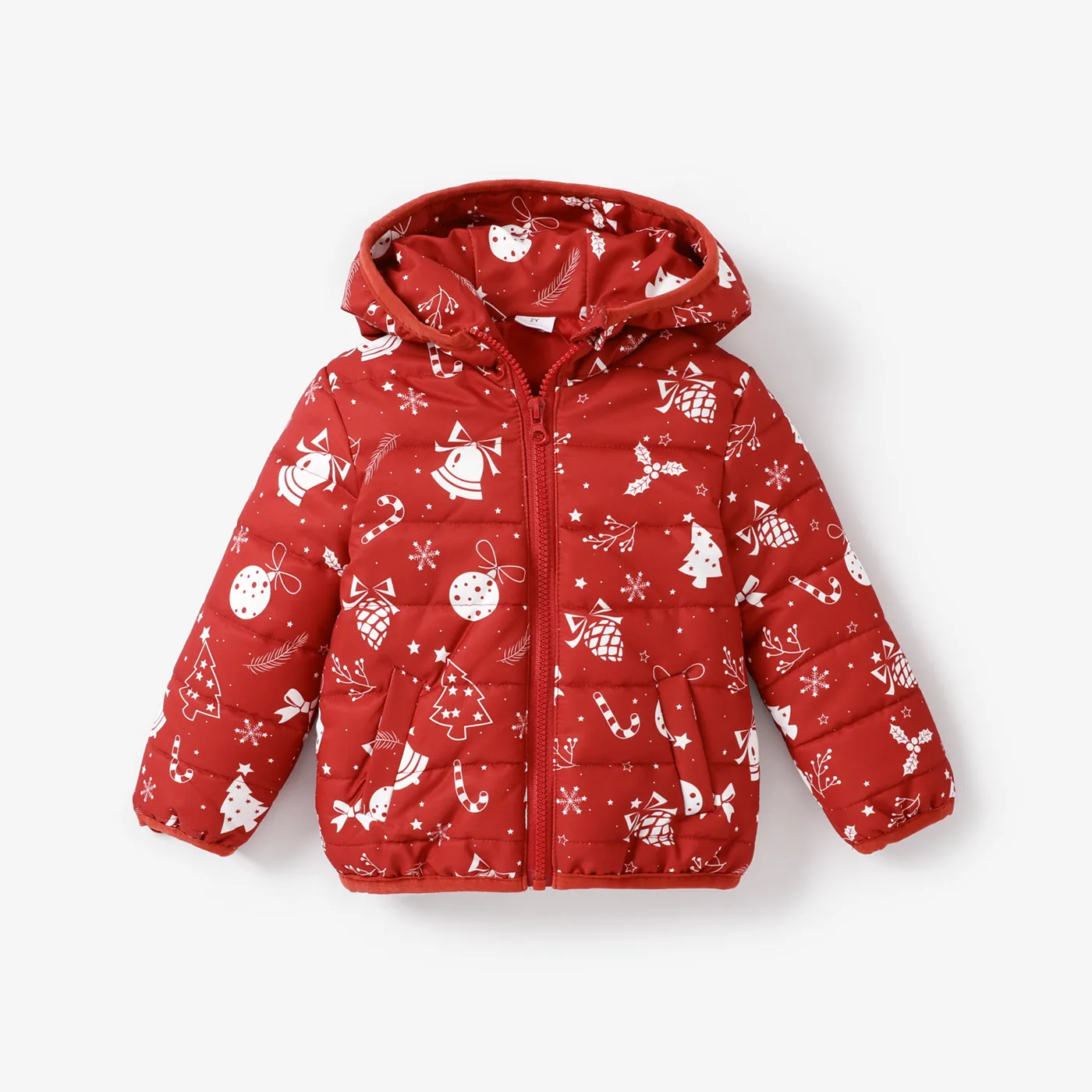 Baby/Kid Boy/Girl Childlike Hooded Winter Coat  Red