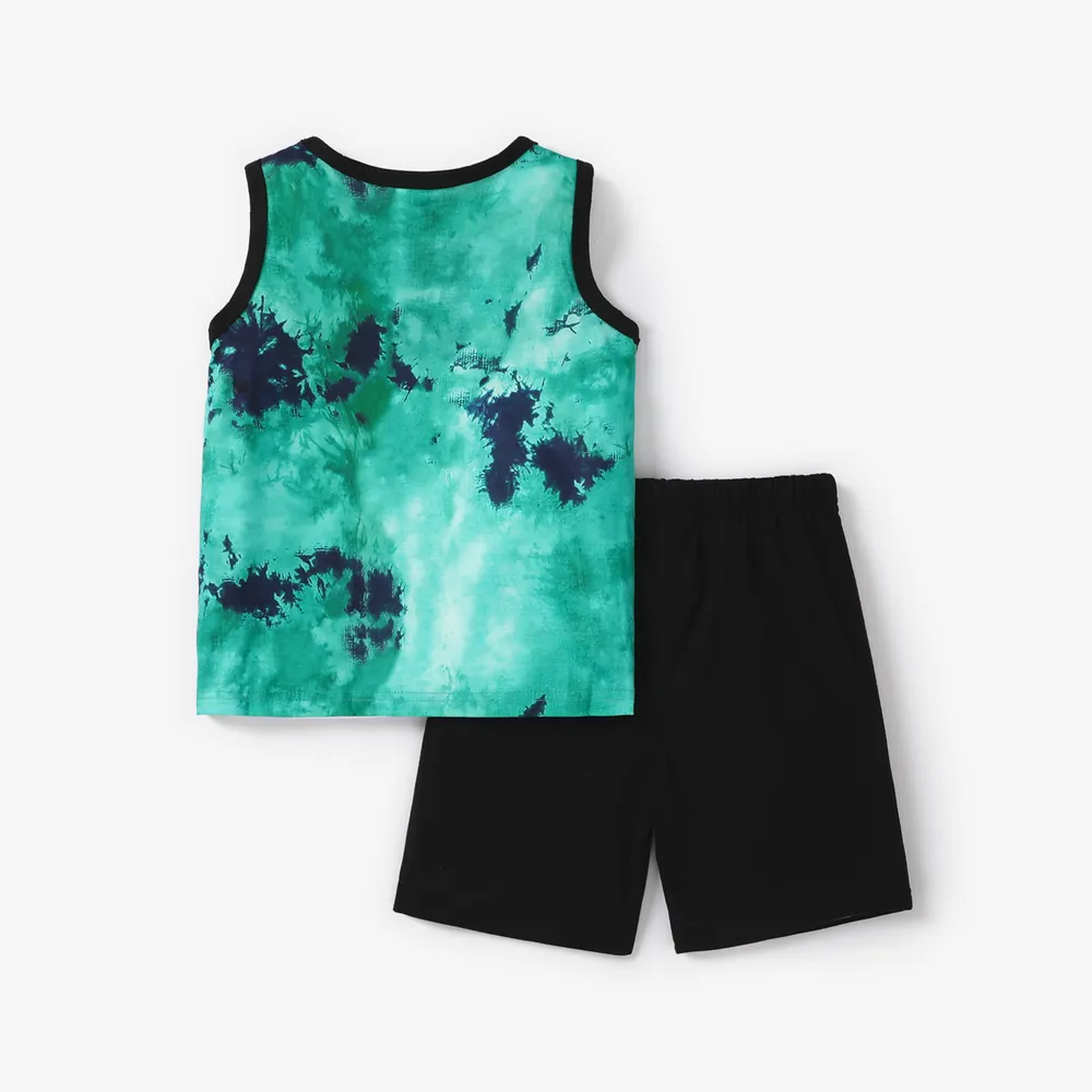 2 pezzi Bambini Set Ragazzo Tie-dye big image 2