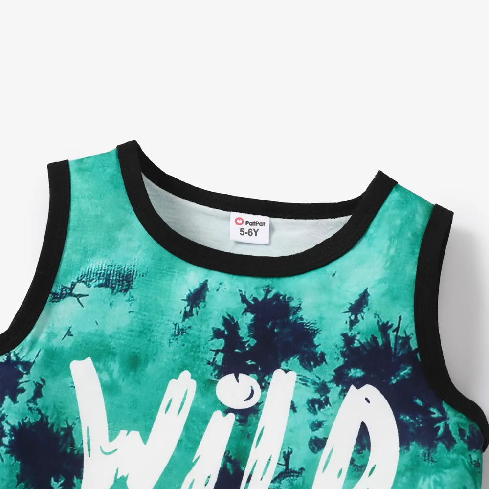 2 pezzi Bambini Set Ragazzo Tie-dye big image 3