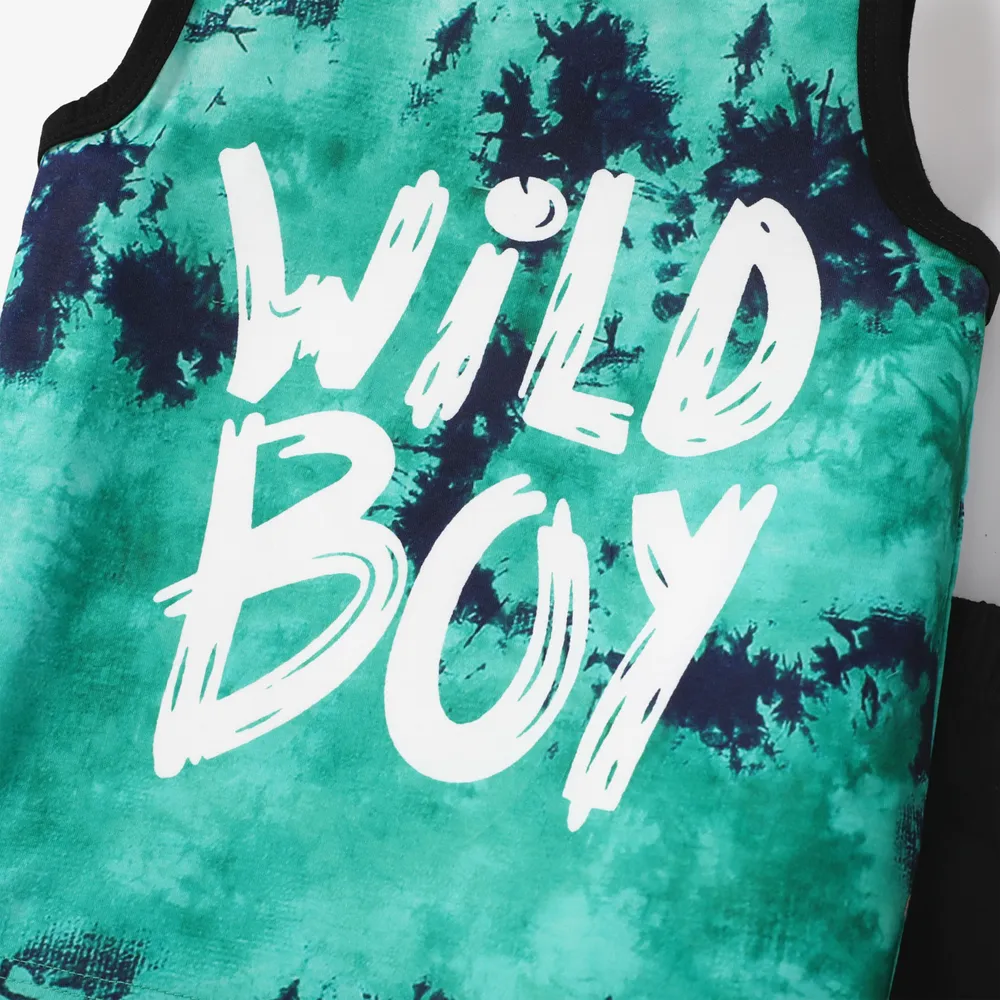 2 pezzi Bambini Set Ragazzo Tie-dye big image 4