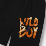 2Pcs Kid Boy Tie Dye Letter Print Tank Top & Shorts Set  image 5