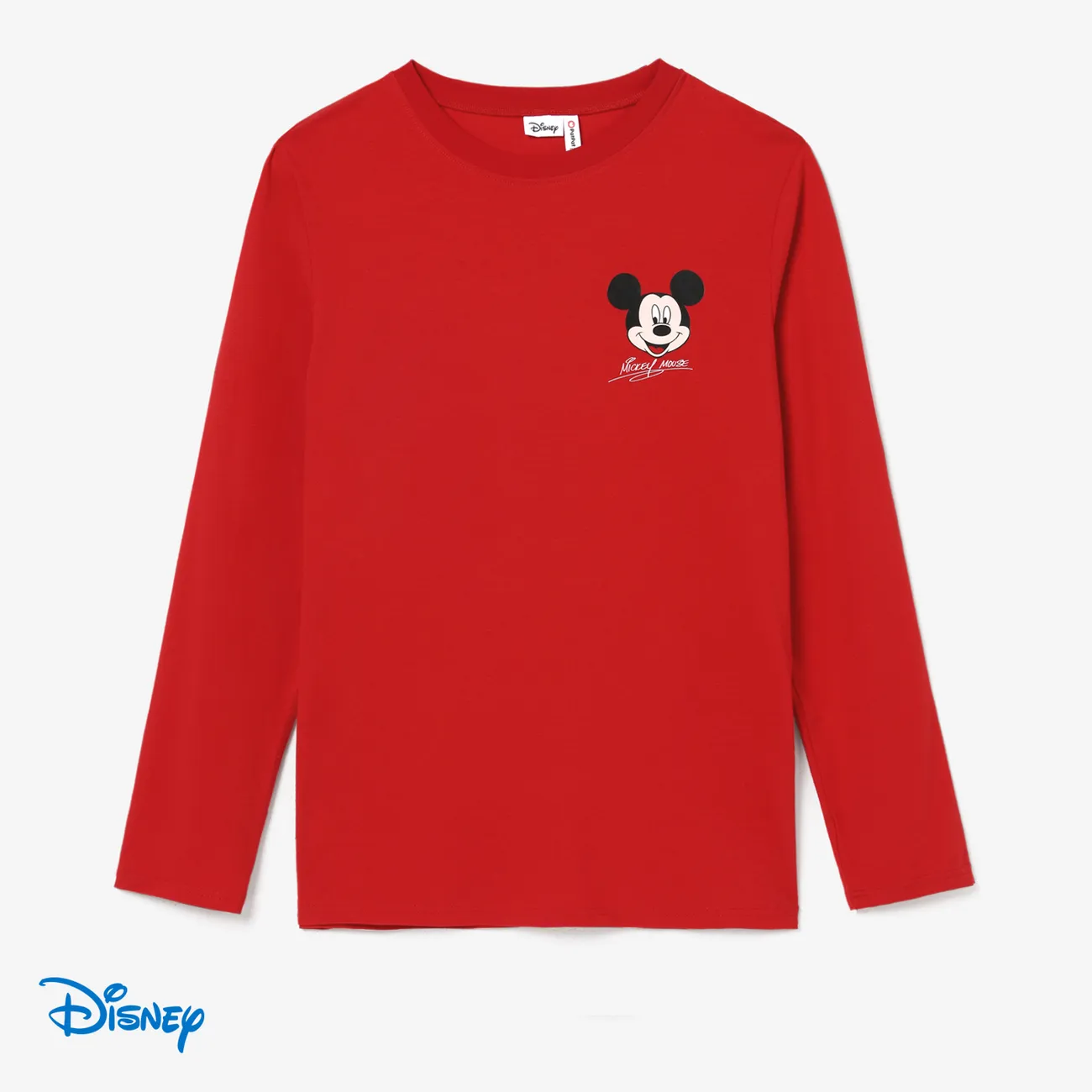 Disney Mickey and Friends Look de família Manga comprida Conjuntos de roupa para a família Conjuntos Vermelho big image 1