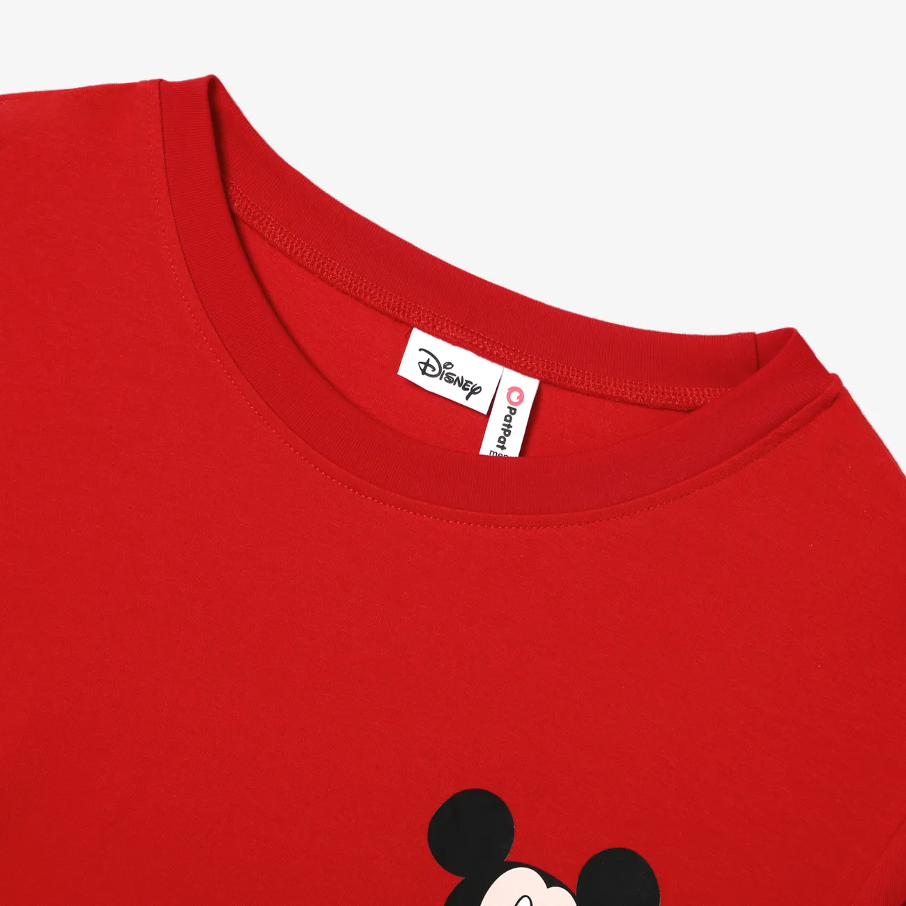 Disney Mickey and Friends Look Familial Manches longues Tenues de famille assorties Ensemble Rouge big image 1
