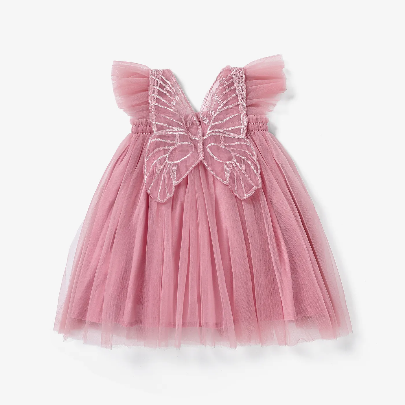 Baby/Kid Girl Sweet Hyper-Tactile 3D Bow Print Dress