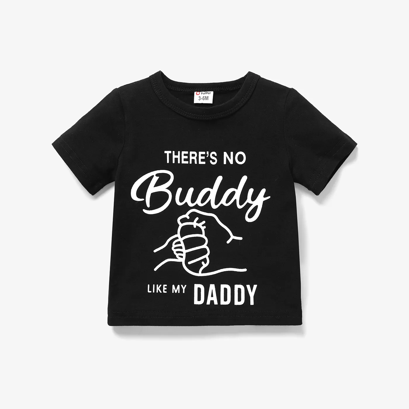 Baby Boy 95% Cotton Letter Print Tee