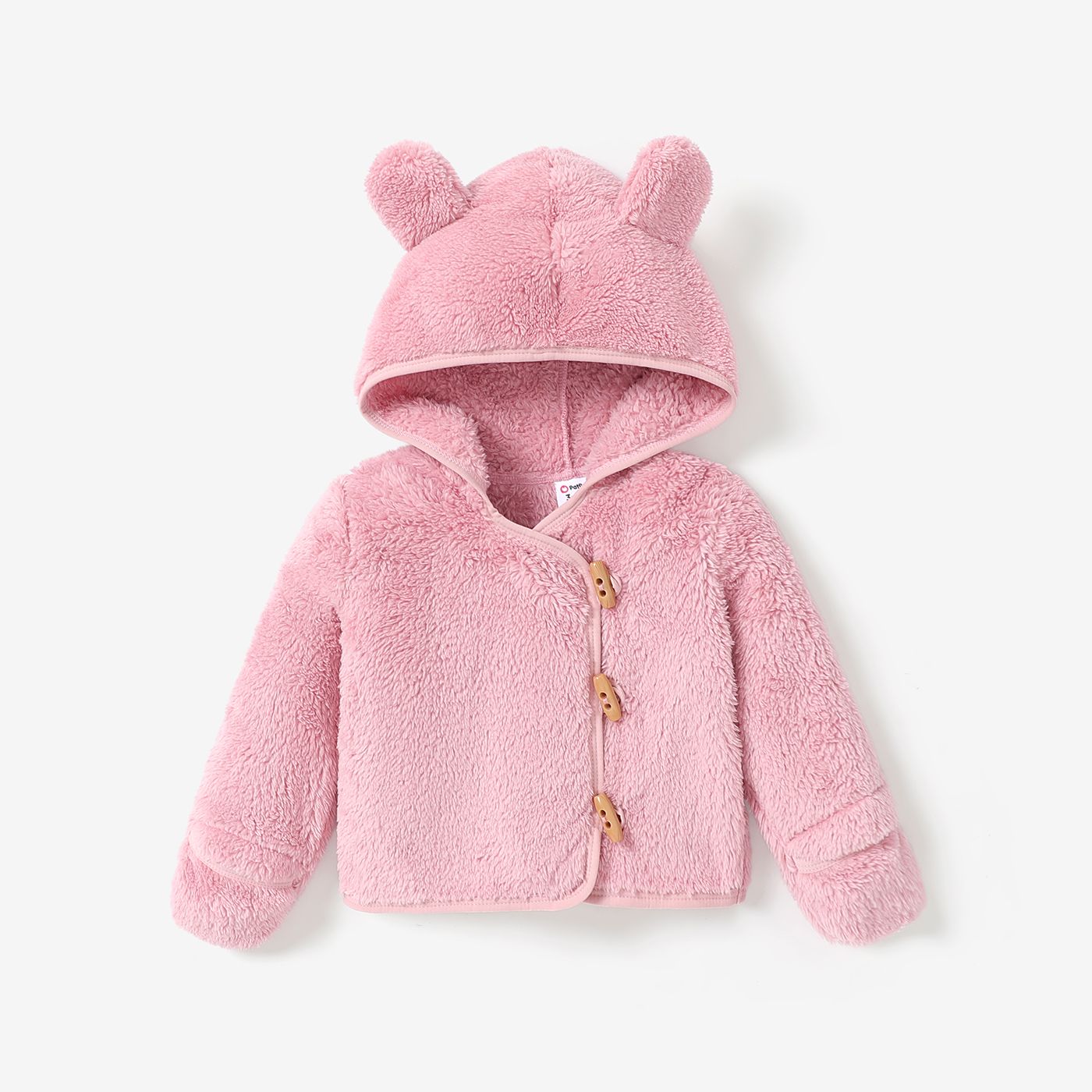 Baby pink teddy bear on sale jacket