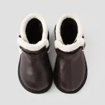 طفل صغير / أطفال الفيلكرو الصوف أحذية الثلج  image 2