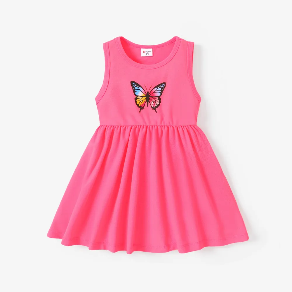Kleinkinder Mädchen Süß Schmetterling Kleider  big image 1