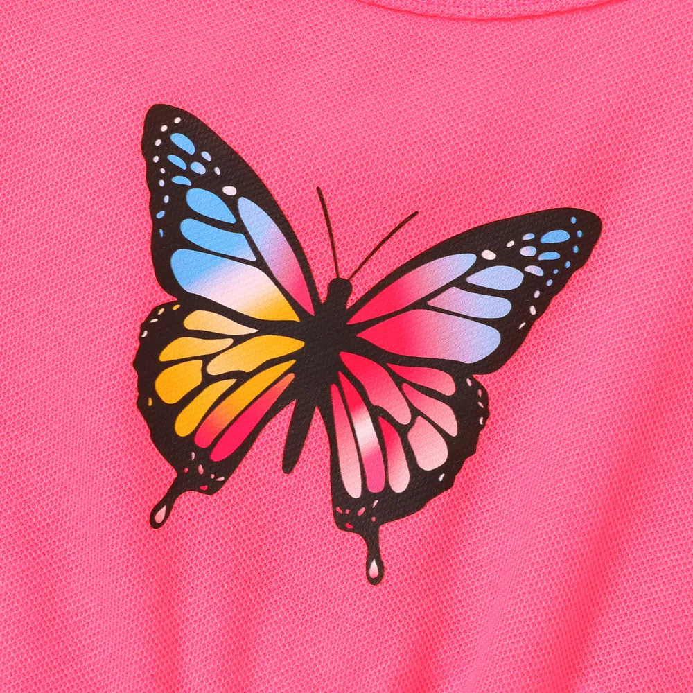Kleinkinder Mädchen Süß Schmetterling Kleider big image 4