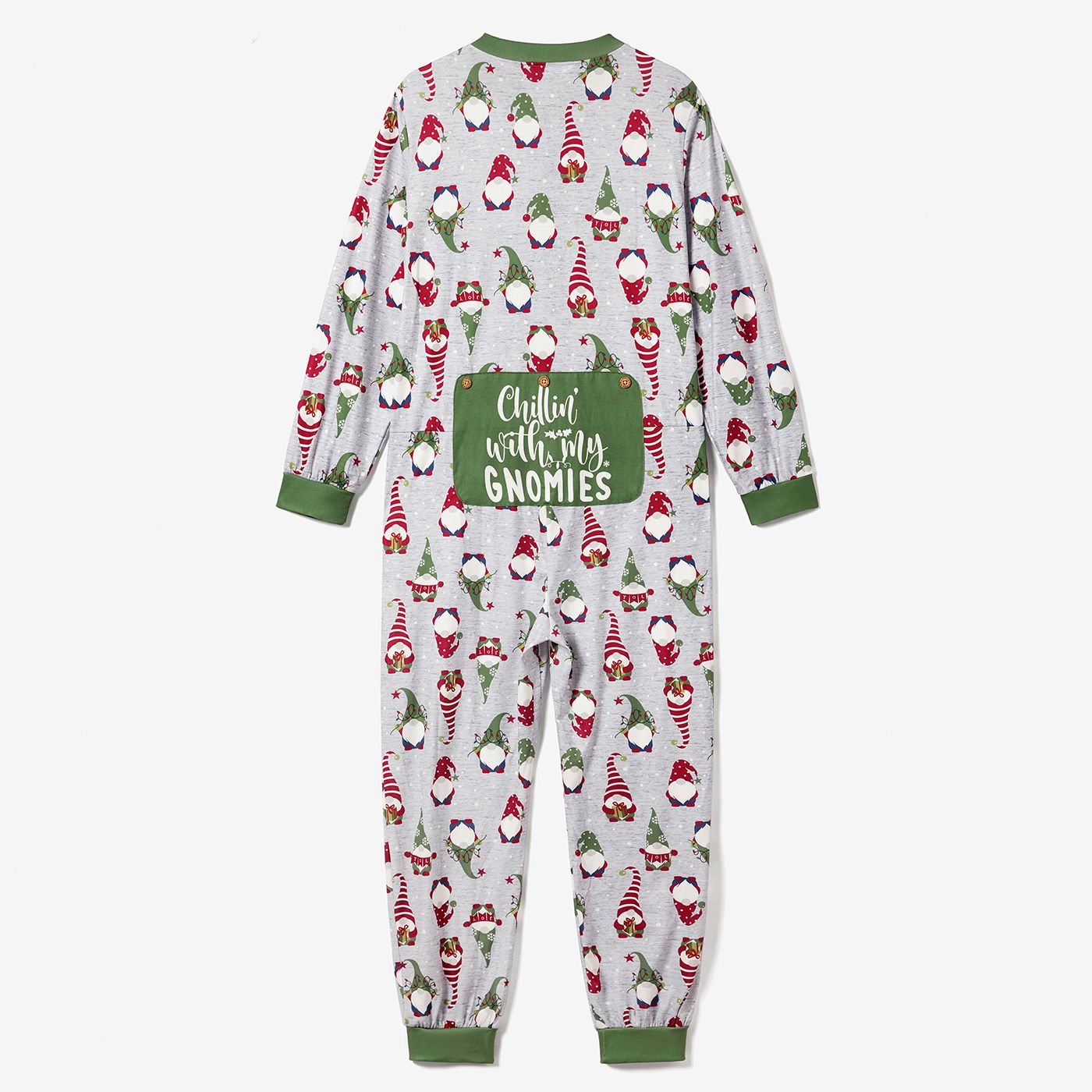 Christmas Family Matching Gnome All-over Print Long-sleeve Onesies Pajamas (Flame Resistant)