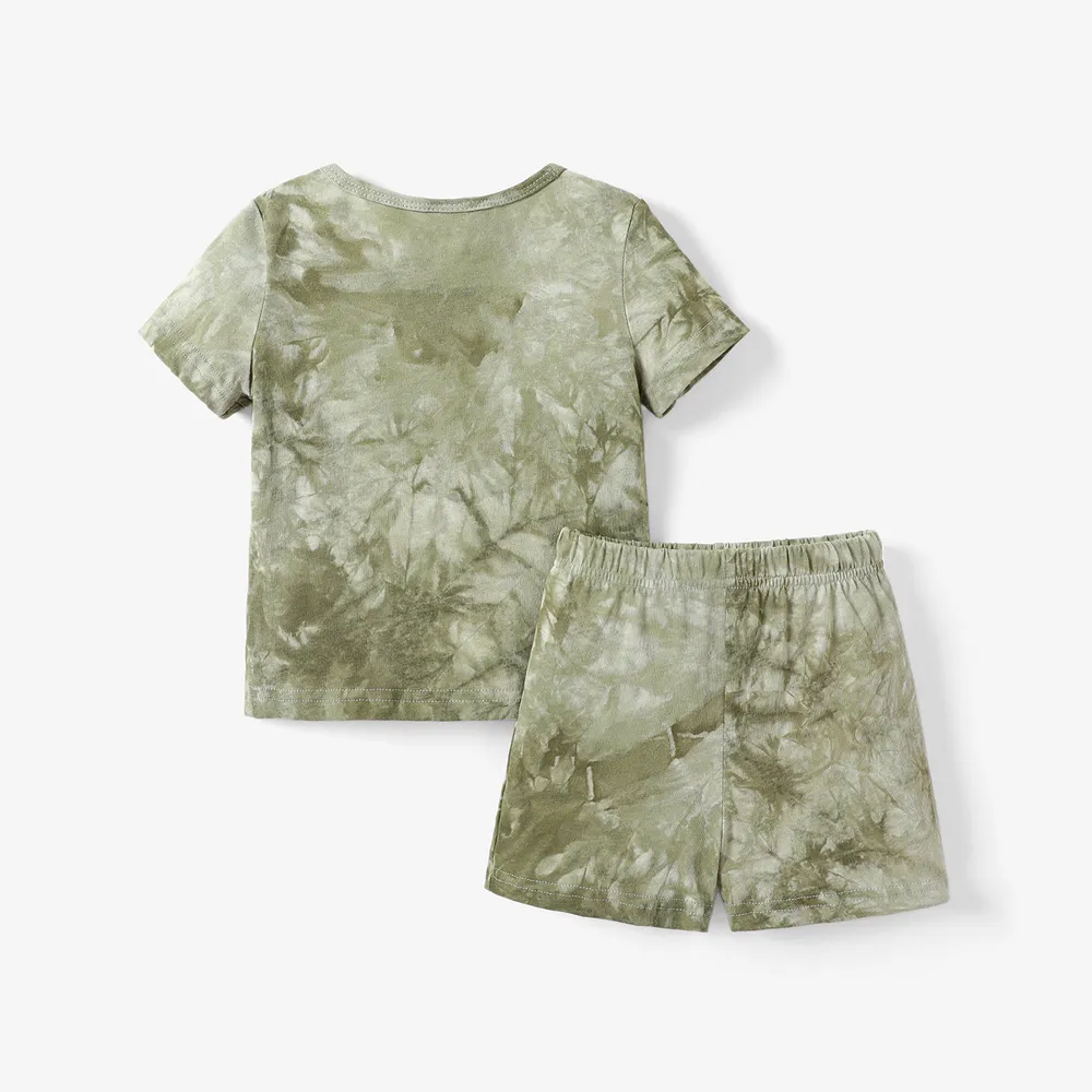 2 Stück Kleinkinder Jungen Lässig T-Shirt-Sets big image 2