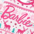 Barbie Christmas Mommy and Me Snowflake Deer Pattern Print Pajamas Sets (Flame Resistant)  image 2