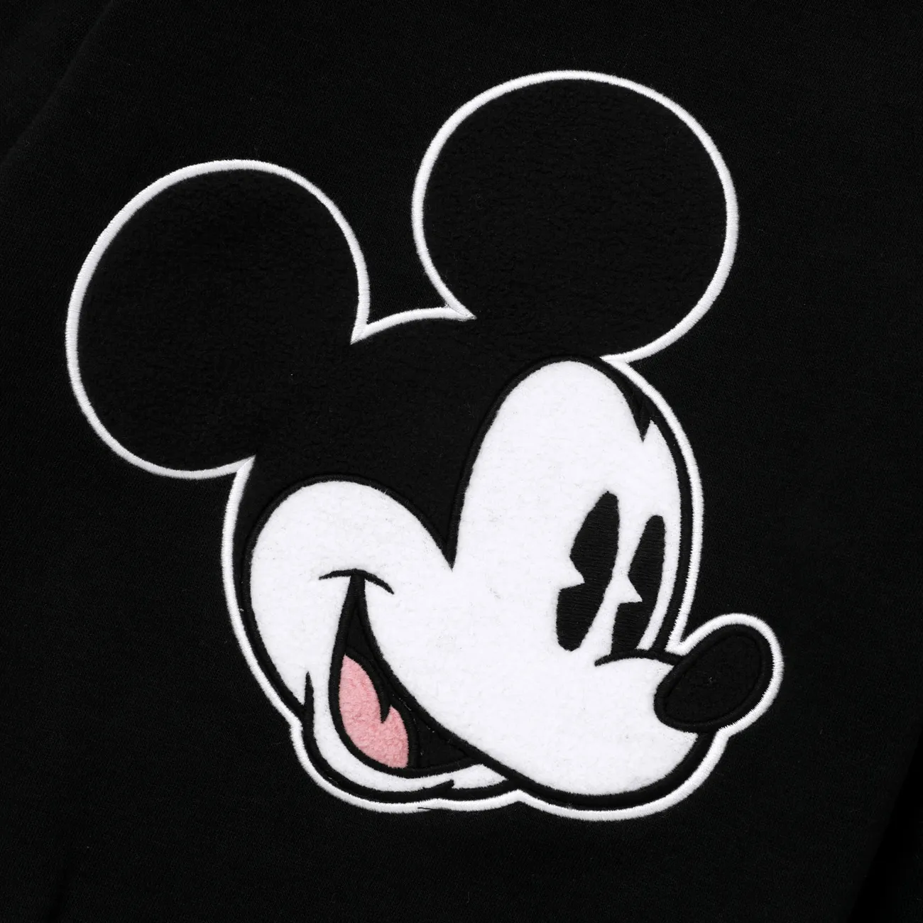 Disney Mickey and Friends Looks familiares Manga larga Conjuntos combinados para familia Conjuntos Negro big image 1