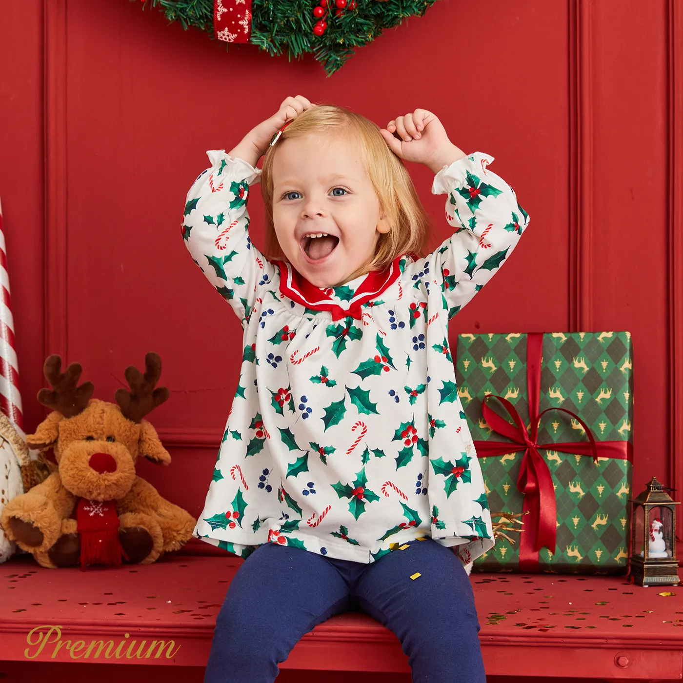 Baby/Toddler Girl Christmas Elegant Set/Dress  image 6