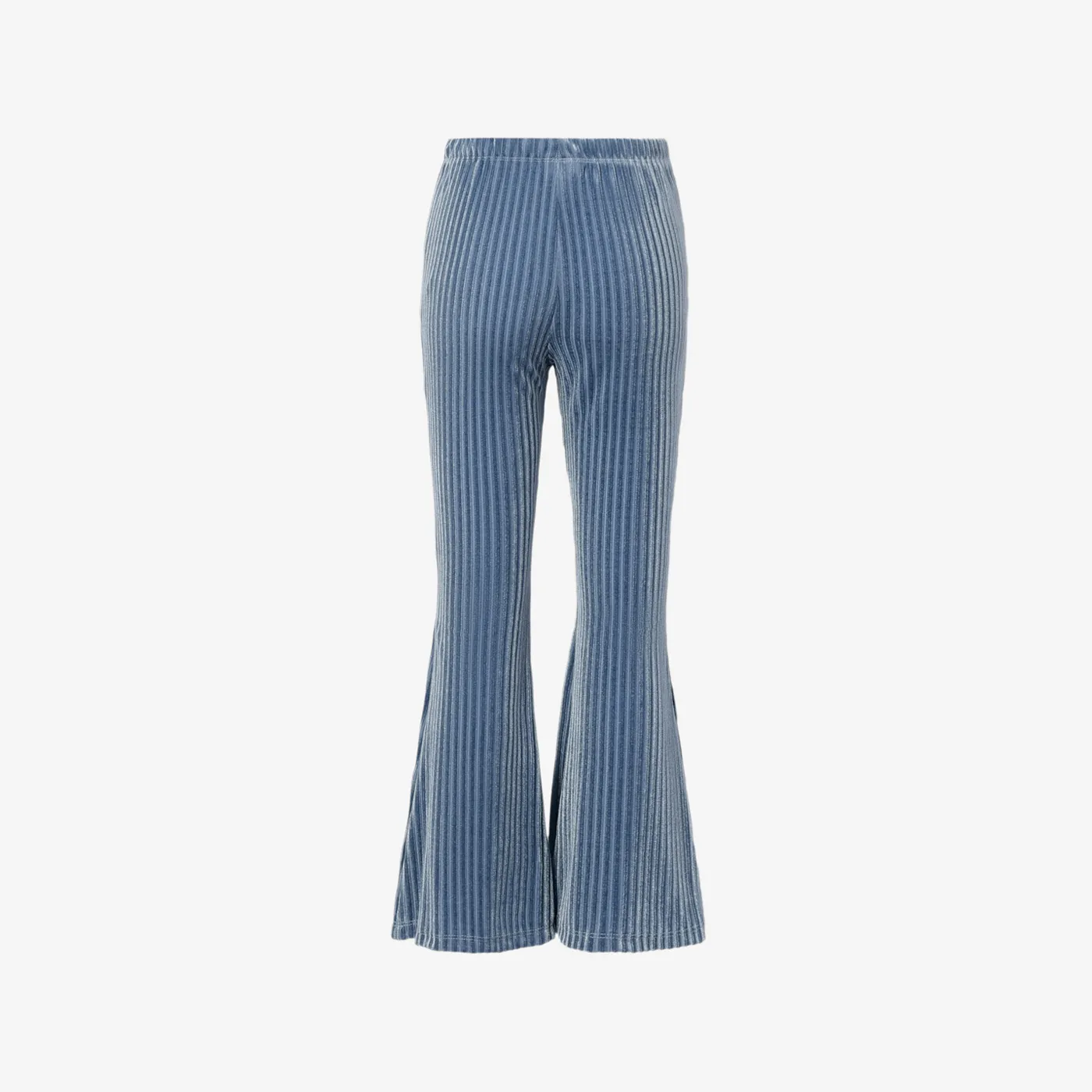Kid Girl Casual Flared Leggings Blue grey image 2