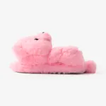 Family Matching Plush Teddy Bear Slippers Pink image 4