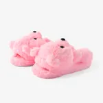 Family Matching Plush Teddy Bear Slippers Pink image 3