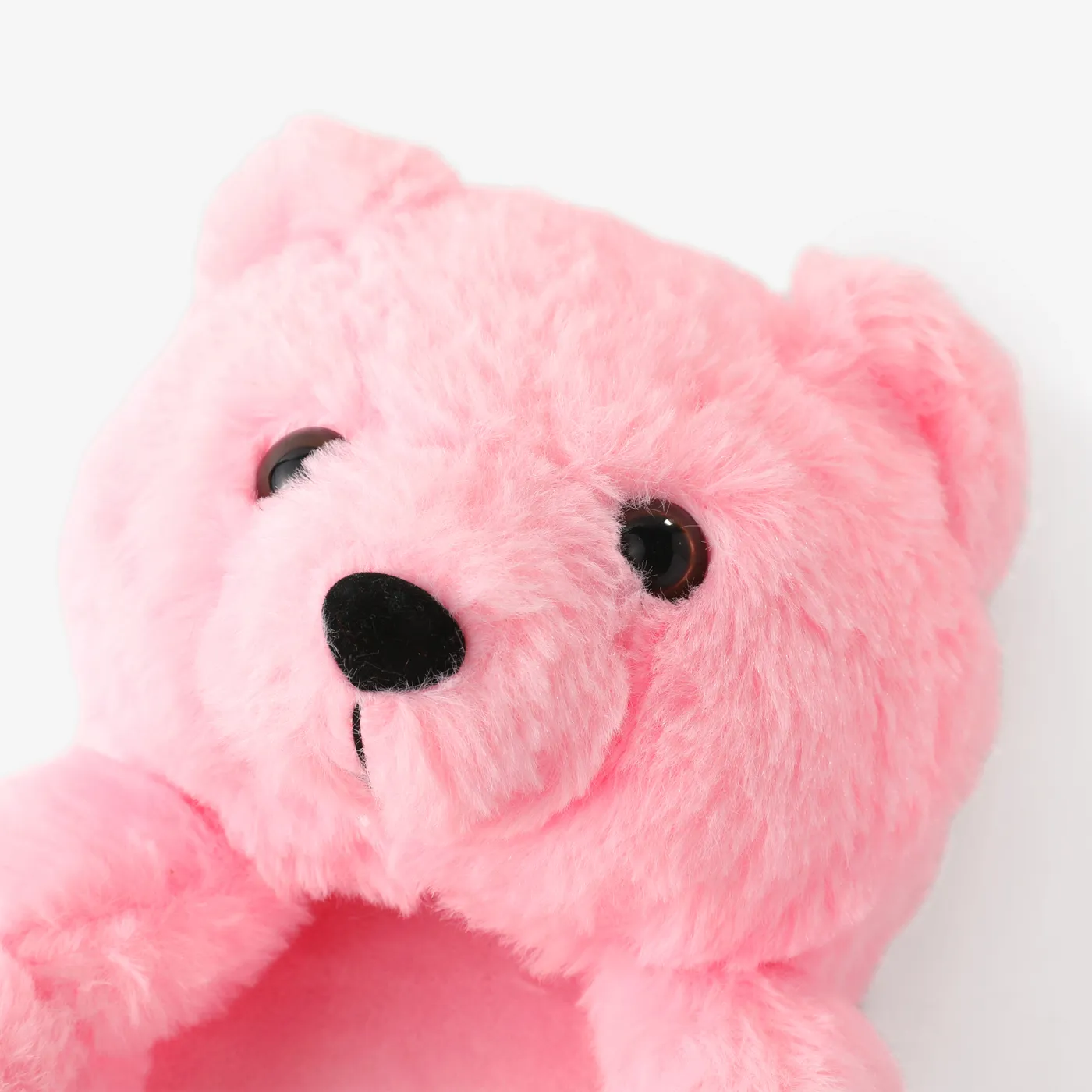 Family Matching Plush Teddy Bear Slippers Pink image 5