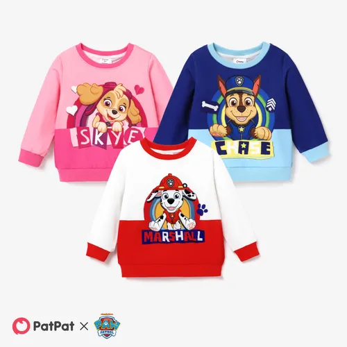 PAW Patrol Toddler Girl/Boy Colorblock Character Print Long-sleeve Tee