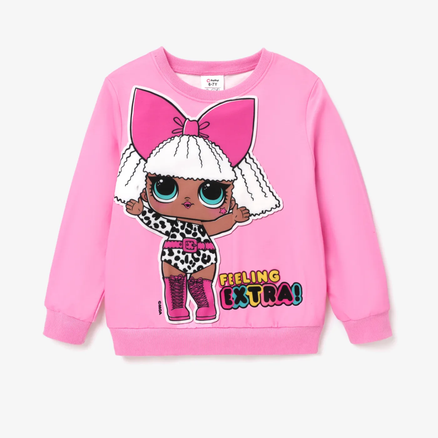 LOL Surprise Criança Menina Personagens Pullover Sweatshirt cor de rosa image 6